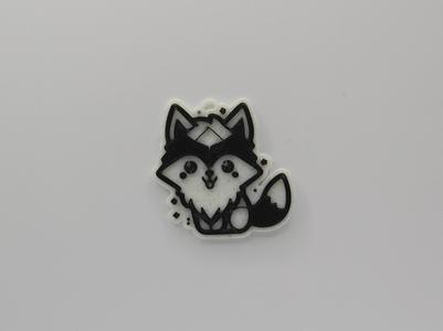 Cute Wolf Keychain