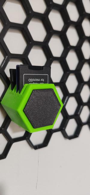 Front cover for small SD card holder