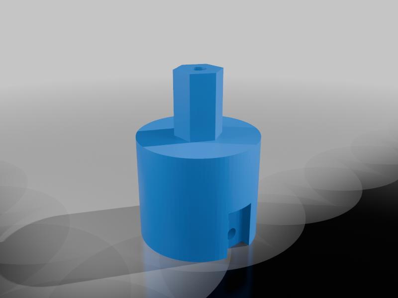Acoplador para Motor NEMA e Rodinha de Robô / Coupler for NEMA Motor and Robot Wheel