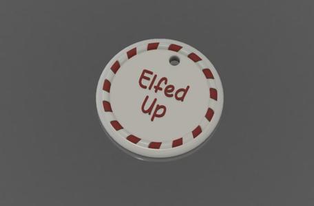 Elfed Up Ornament