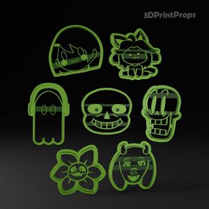Undertale themed Cookie Cutters