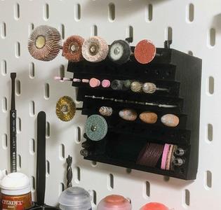 Proxxon/Dremel Bit Organizer Skadis Hooked