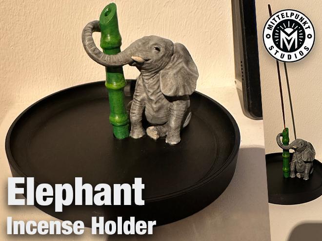 Elephant Incense Holder