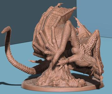 Adult White Dragon