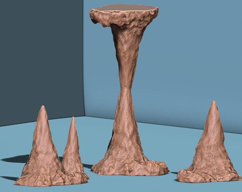 Cavern Stalagmites
