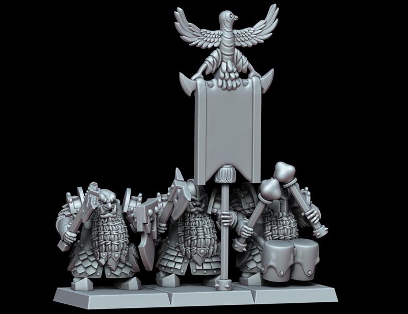 Chaos Dwarf Command Group