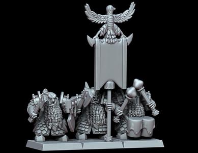 Chaos Dwarf Command Group