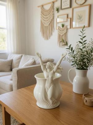 Awakening Sculpture – Feminine Vase & Organizer