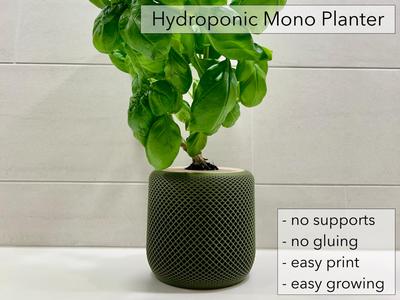 Hydroponic mono planter