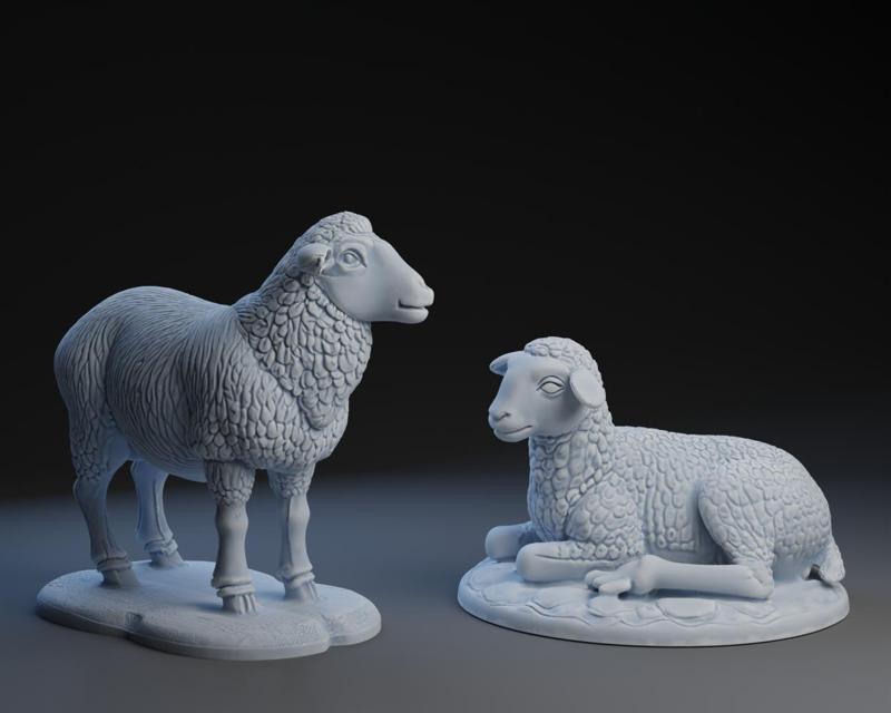 Nativity Sheep Set