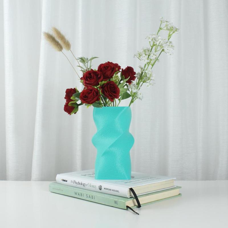 The Pillar Vase STL 3D Print File, Home Decor Vase for Plants and Flowers, Digital Download
