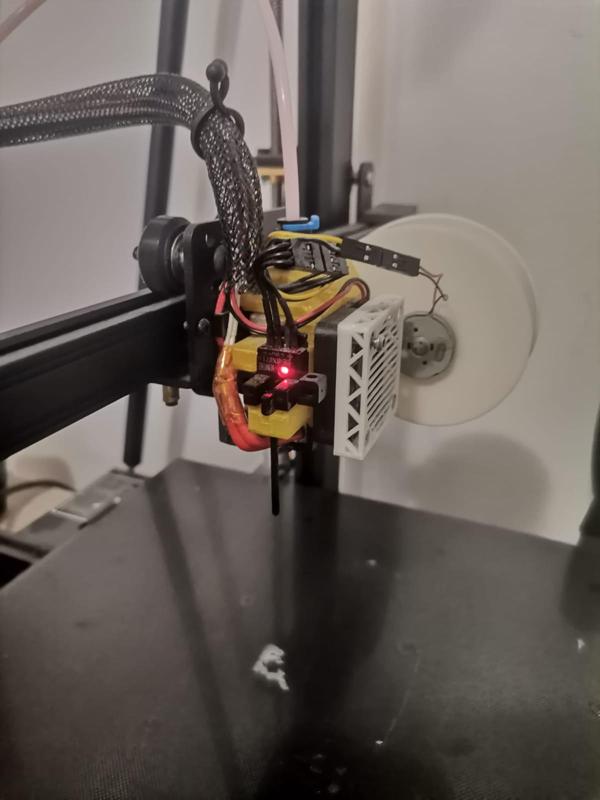 hotend support, with Z probe for cr-10 smart