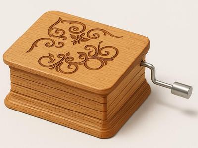 Music Box – Piano Music Box Hand Winding Kit-K015