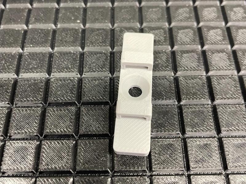 Cable zip tie wall mount