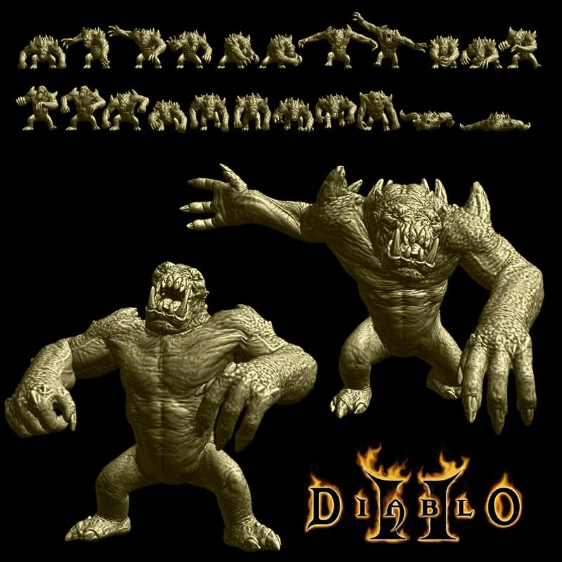 Diablo II - Baboon Demon (Doom Ape)