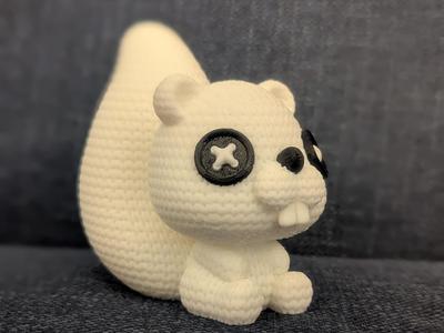 Cute Knitted Squirrel - No AMS