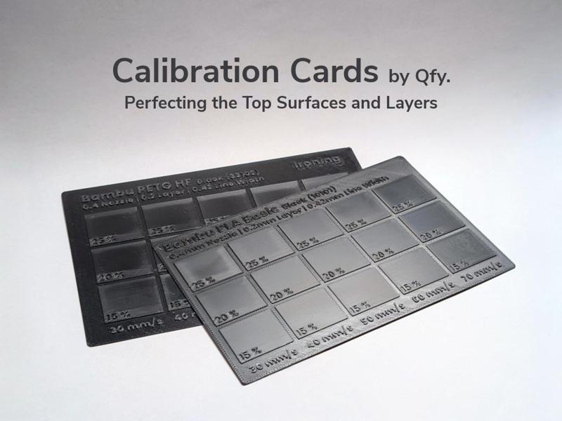 Calibration Cards | Ironing & Flow Ratios