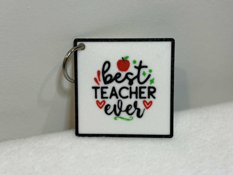 Best teacher ever keychain