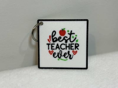 Best teacher ever keychain
