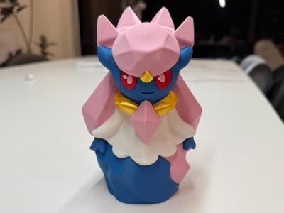 Diancie Multicolor Disassembled Print (No AMS Required)