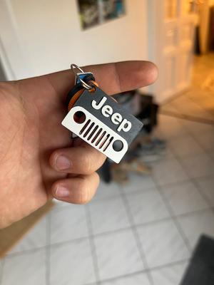 Jeep Keychain Bicolor