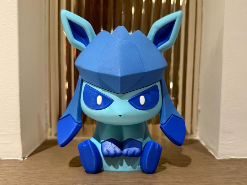 Glaceon Multicolor Separated Print