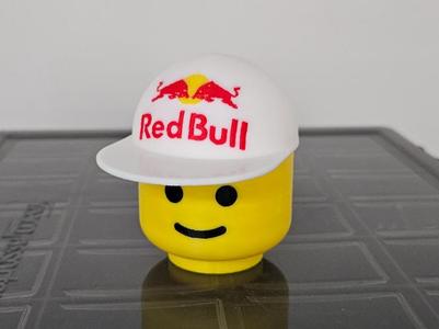 Red Bull cap for my brick figures