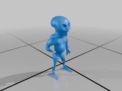 Handsome alien