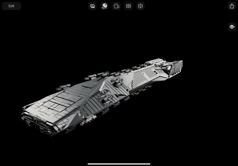 Battlestar Galactica Emissary Class Interdictor