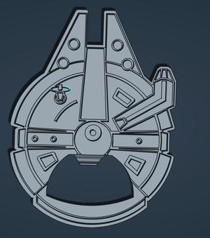 Bottle Opener Millennium Falcon
