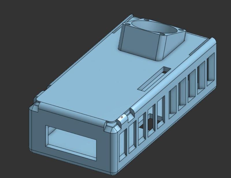 New FRC radio holder with active cooling
