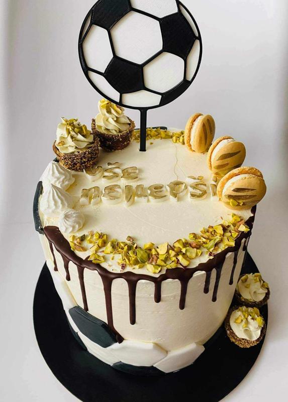 Soccer Ball Cake Topper