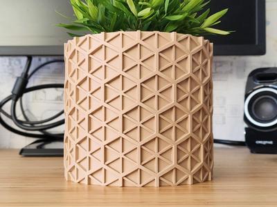 Kumiko Plant pot and Planter - Vase mode design