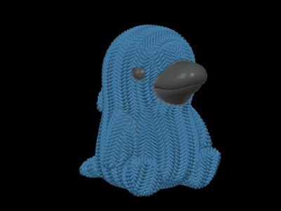 Knitted Dolphin