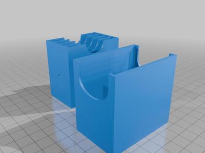 Lens filters box