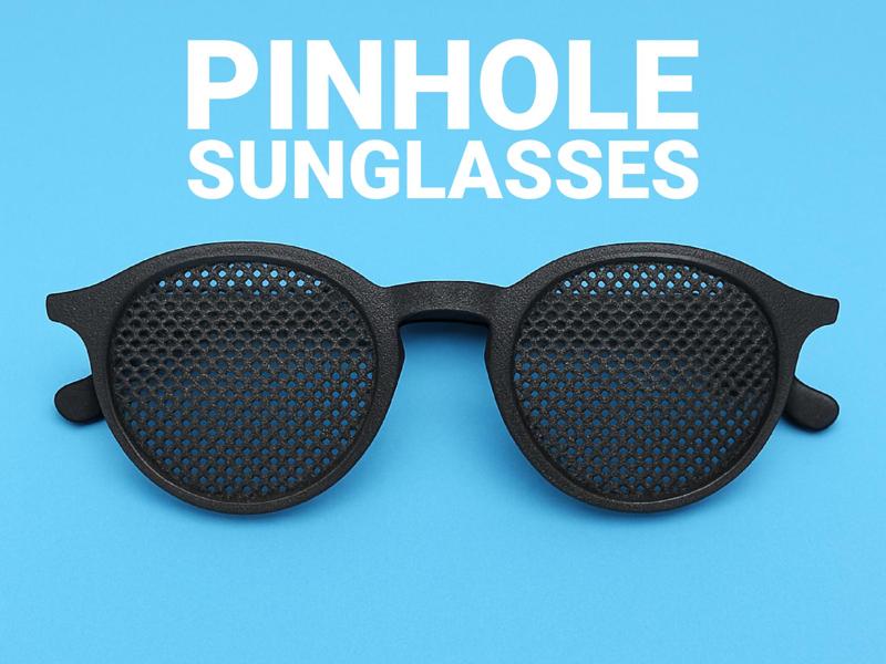 Pinhole Round Sunglasses