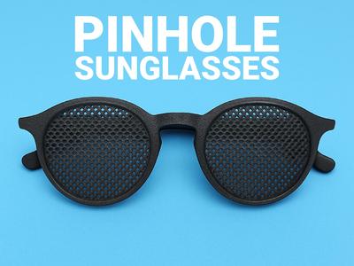 Pinhole Round Sunglasses
