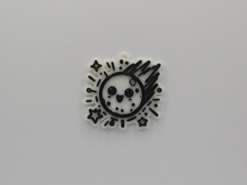 Cute Meteor Keychain