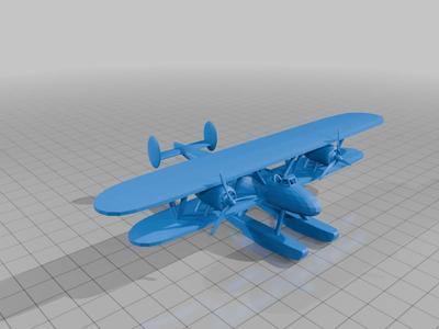 Biplane Floatplane 