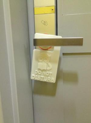 Door hanger 1 - Do Not Disturb