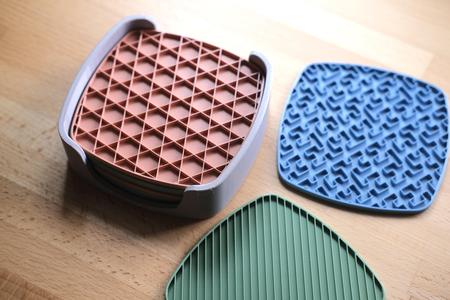 Squircle Coaster Holder (tall)