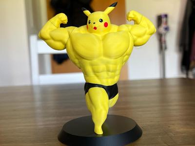 Ultra swole Pikachu