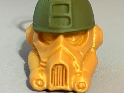 Space Marine keychain charm