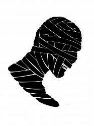 Mummy Stencil