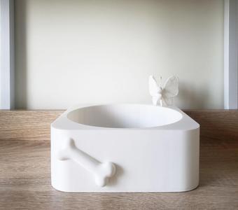 Pet bowl for cat or dog (bone)