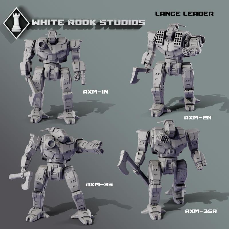 American Mecha - AXM Axe Person - Lance Leader
