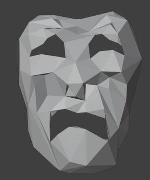 Lethal Company Tragedy Mask
