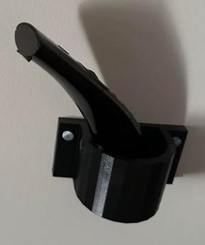 TV remote: wall holder