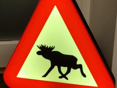 Moose sign Lightbox