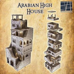 Arabian High House - Tabletop Terrain - 28 MM
